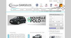 Desktop Screenshot of groupe-dargelos.com